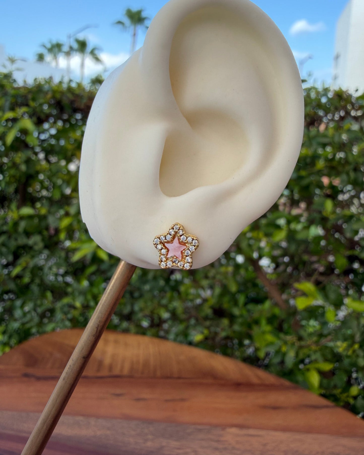 Arete Estrella Rosa