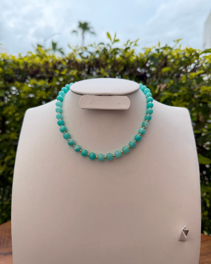 Collar Jade Aqua
