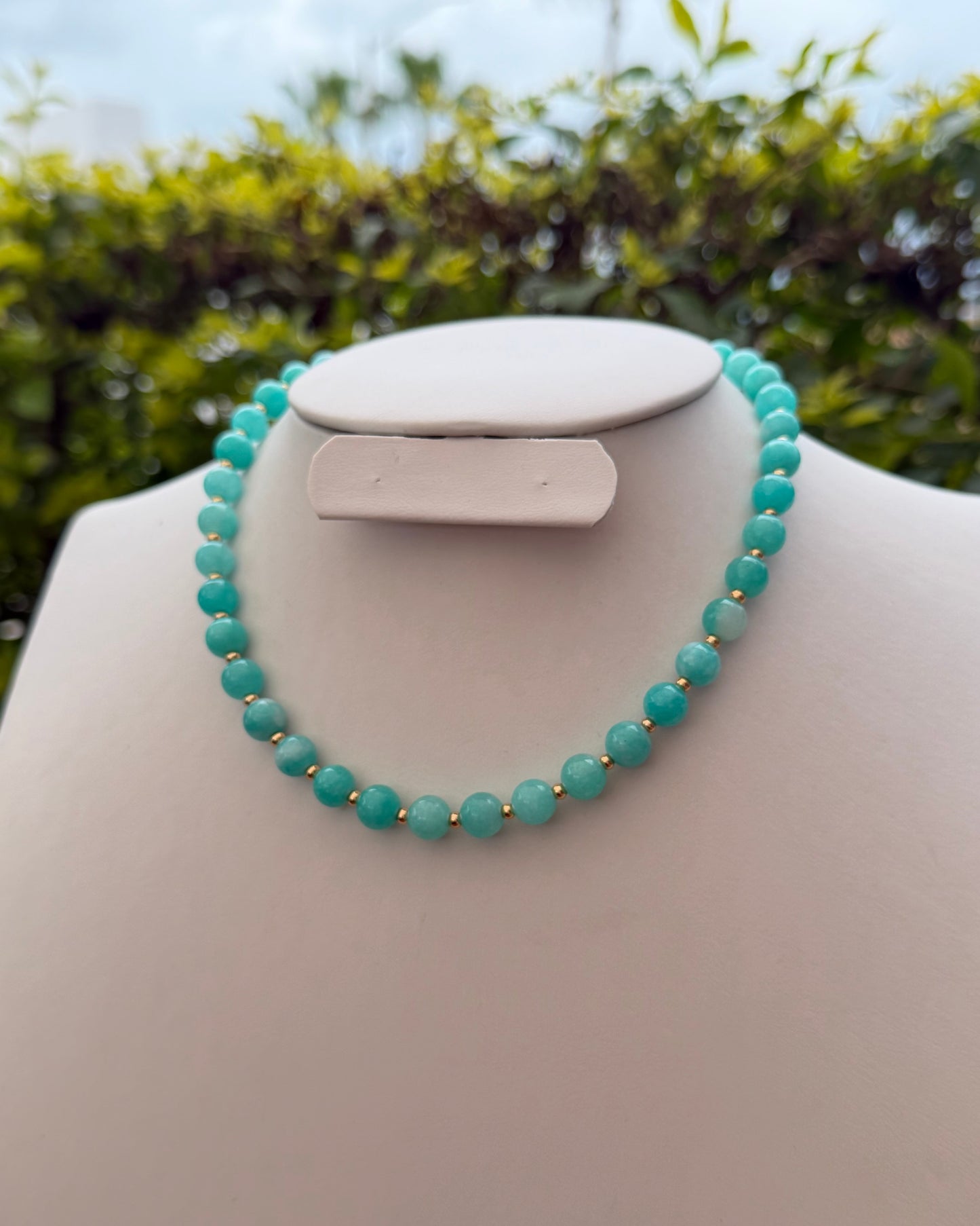 Collar Jade Aqua