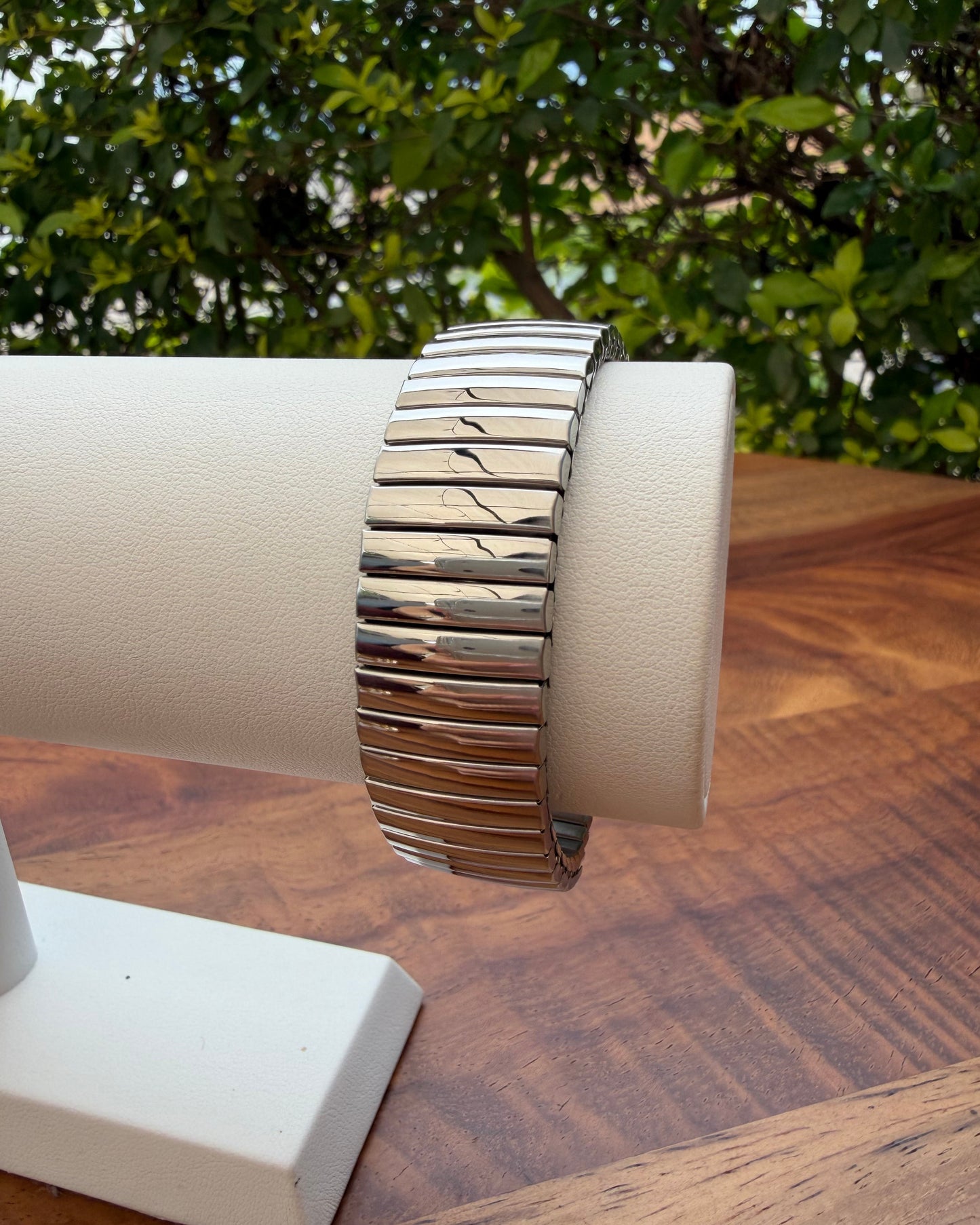 Pulsera Chunky Plata Maxi