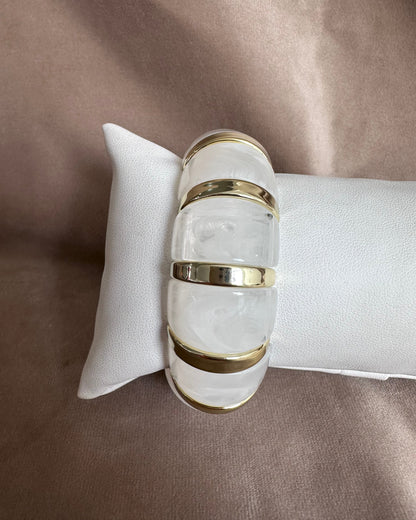 Pulsera Acrílico Blanca