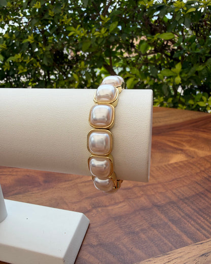 Pulsera Cuadro Perla