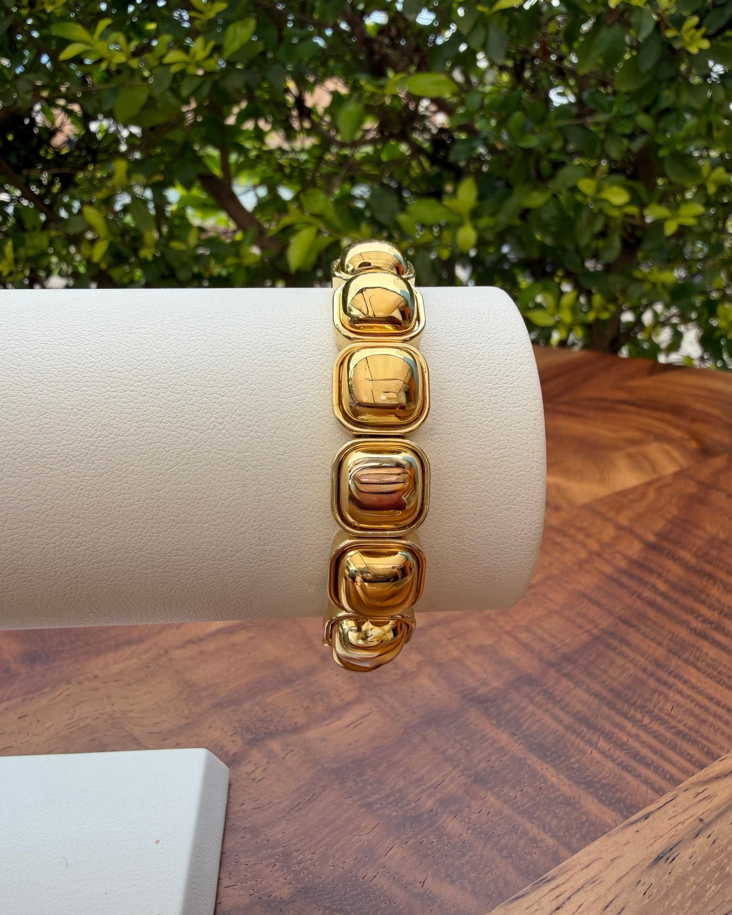 Pulsera Cuadro Dorado
