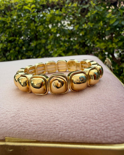 Pulsera Cuadro Dorado