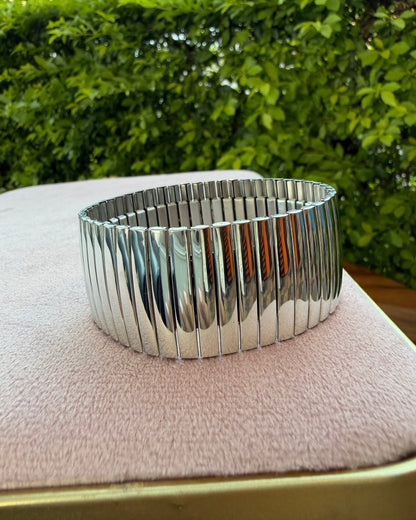Pulsera Chunky Plata Maxi