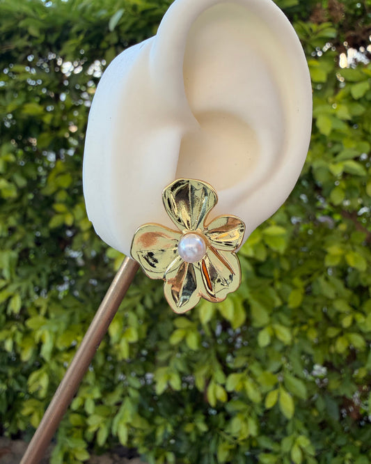 Arete Flor Perla