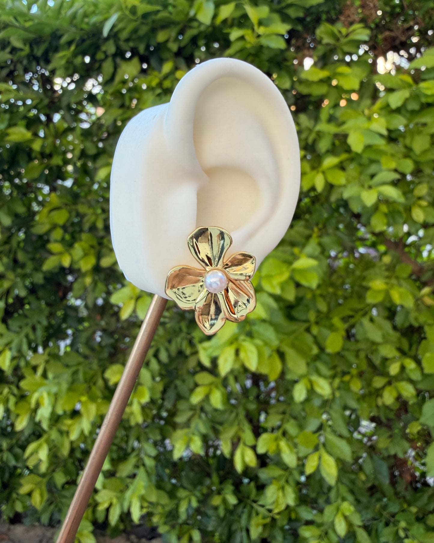 Arete Flor Perla