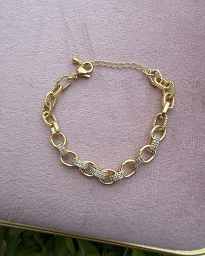 Pulsera Chunky Brillo Linda Ch