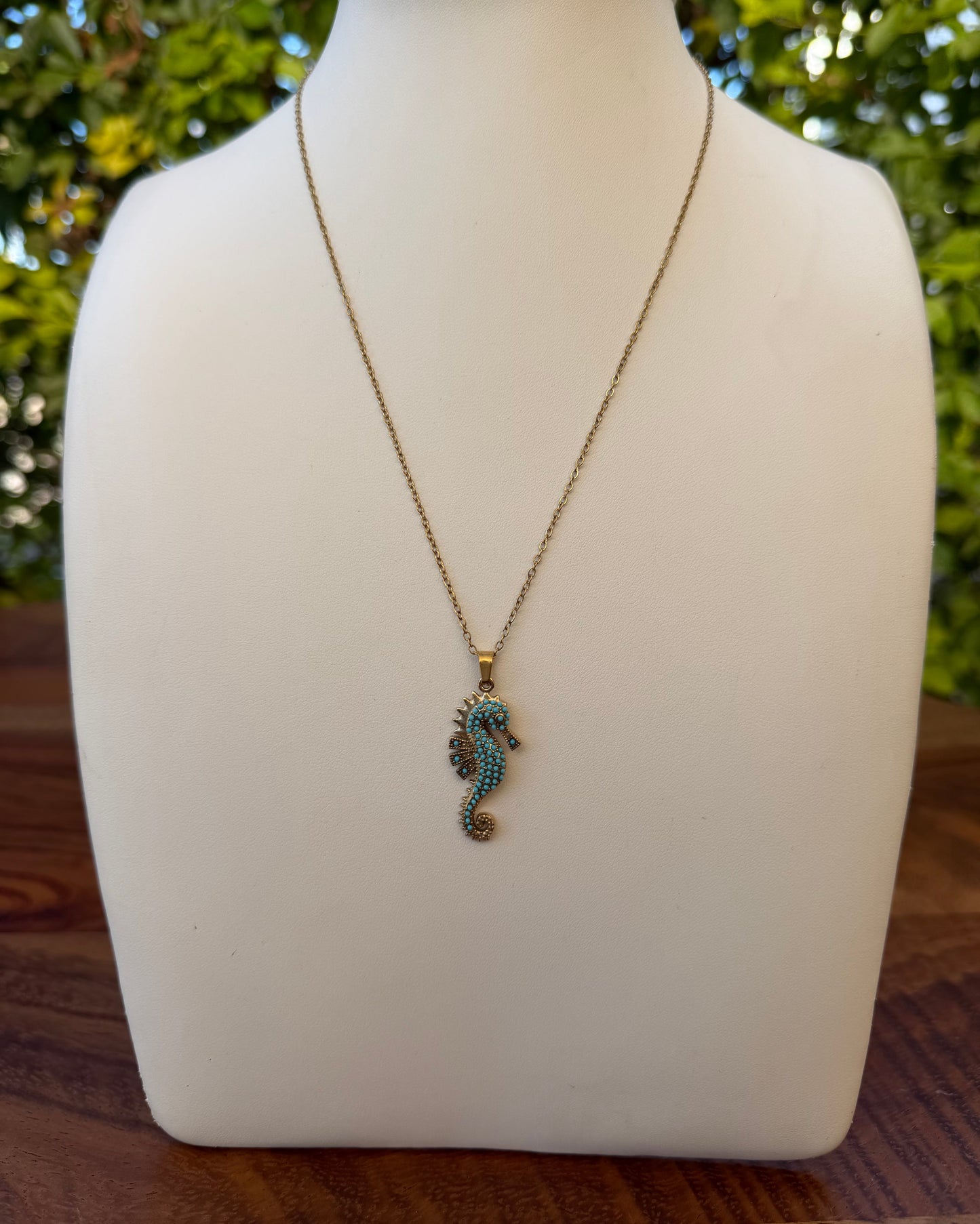 Collar Caballito Azul