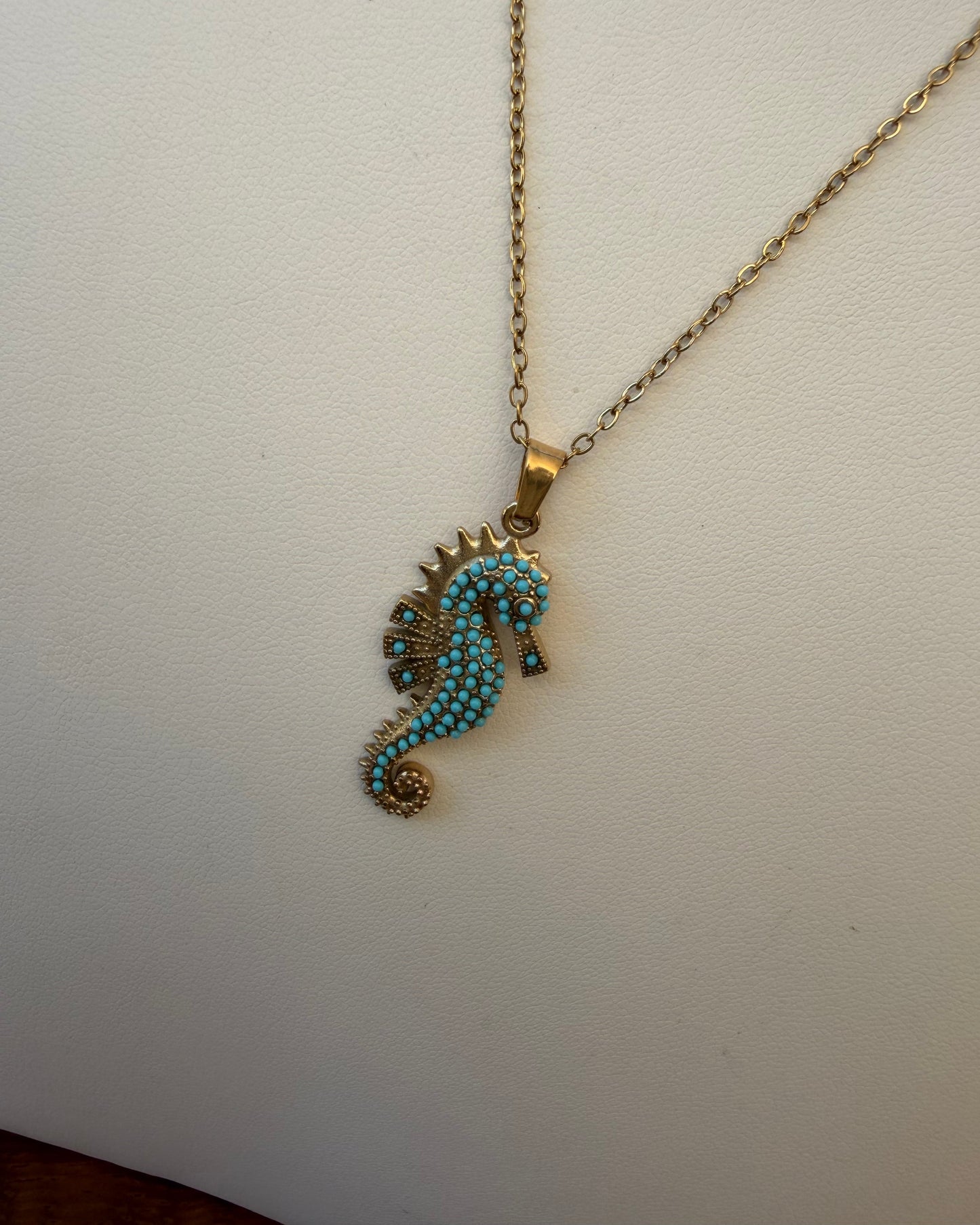 Collar Caballito Azul