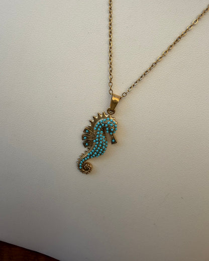 Collar Caballito Azul