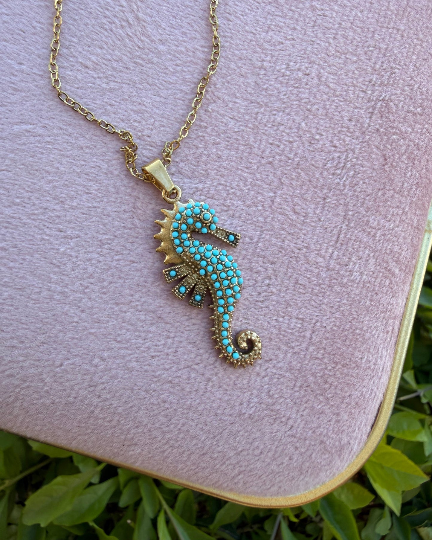 Collar Caballito Azul