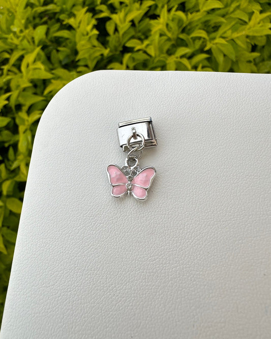 Charm Mariposa Rosa