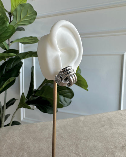 Arete Nudo Plata