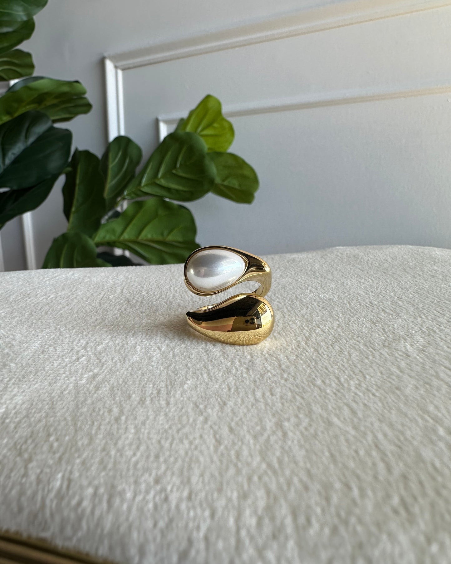 Anillo Perla Gota