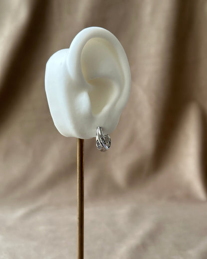 Arracada Grabada Plata