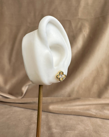 Arete Dupe Van Cleef Silueta