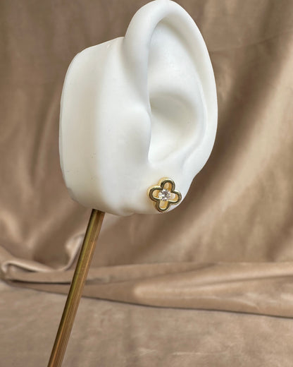 Arete Dupe Van Cleef Silueta