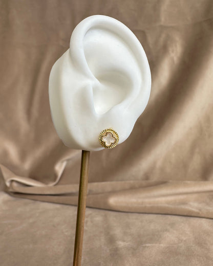 Arete Dupe Van Cleef Madre Perla