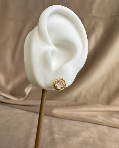 Arete Dupe Van Cleef Madre Perla