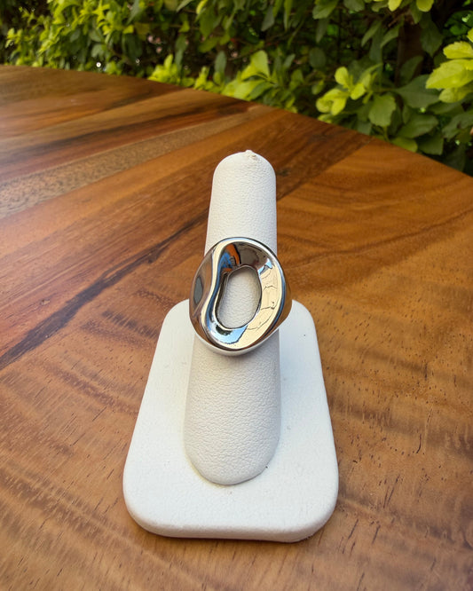 Anillo Oval Plata