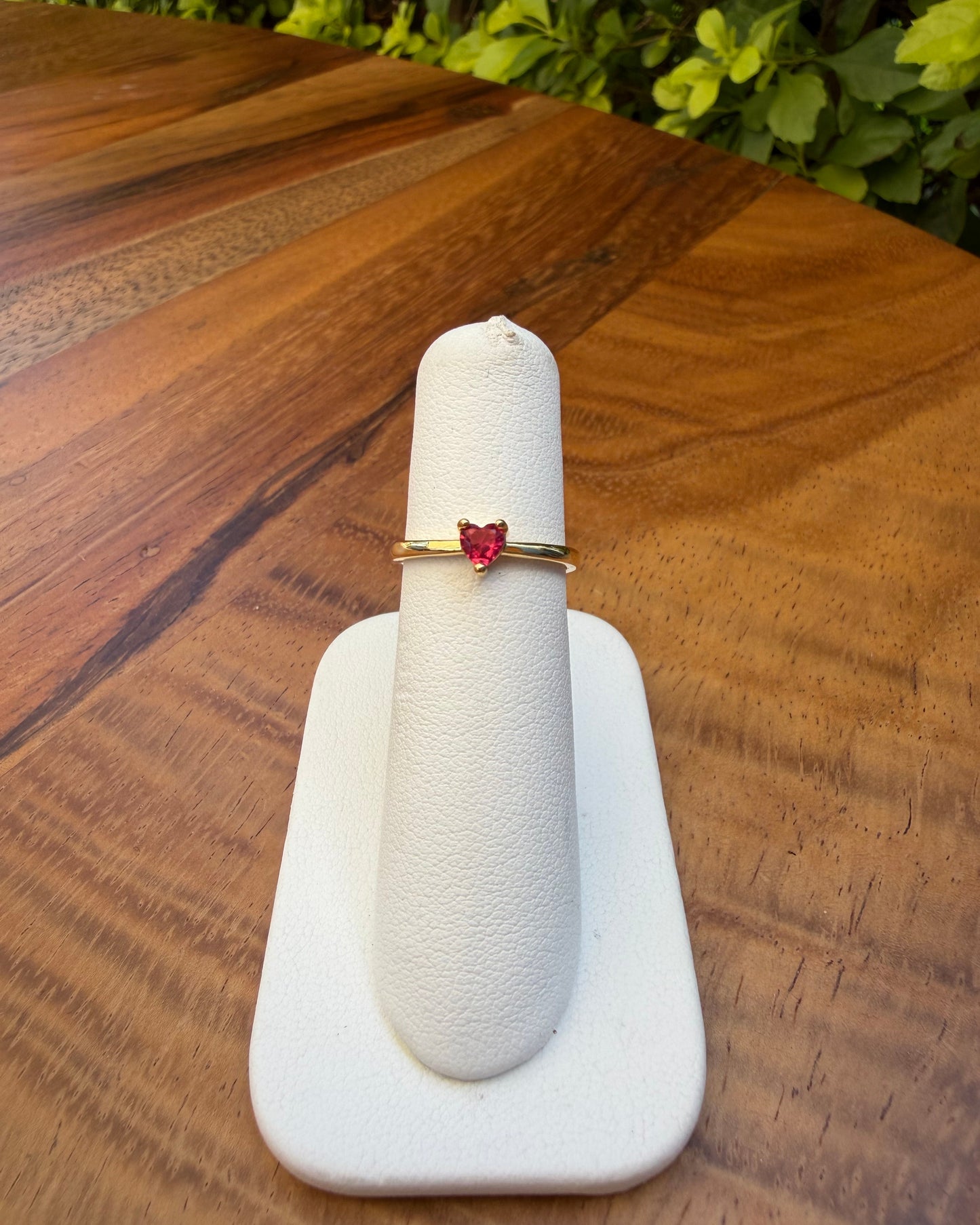Anillo Corazón Rosa