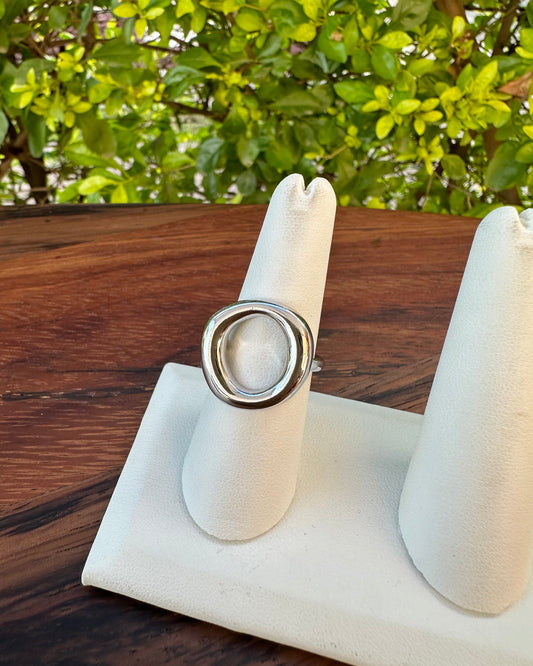 Anillo Círculo Plata