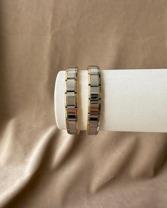 Pulsera Italiana Bicolor