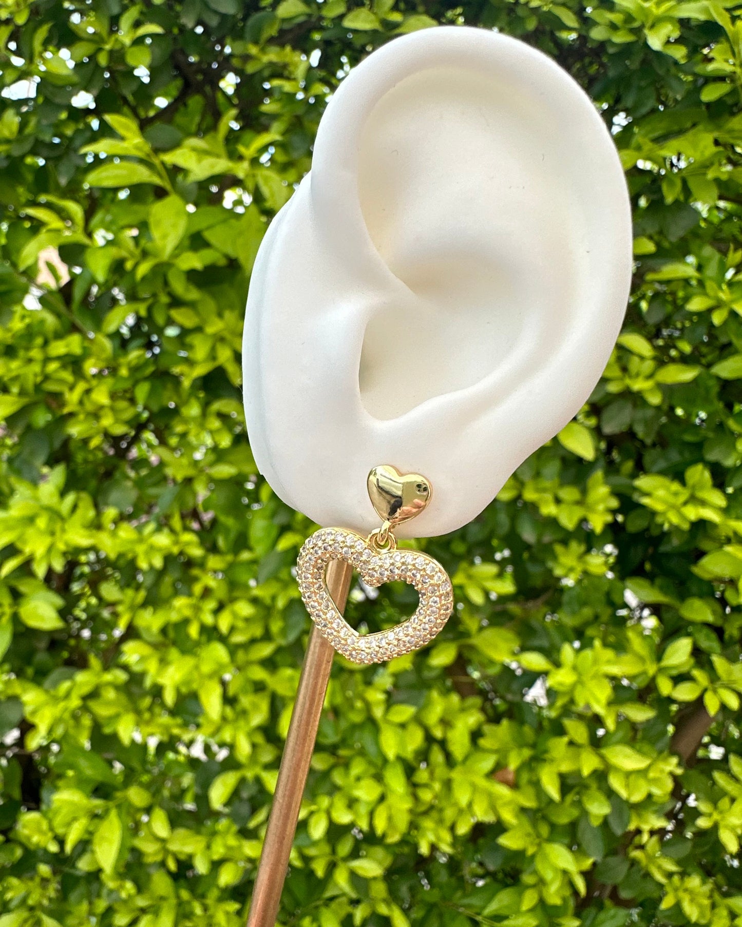 Arete Corazón Brillo