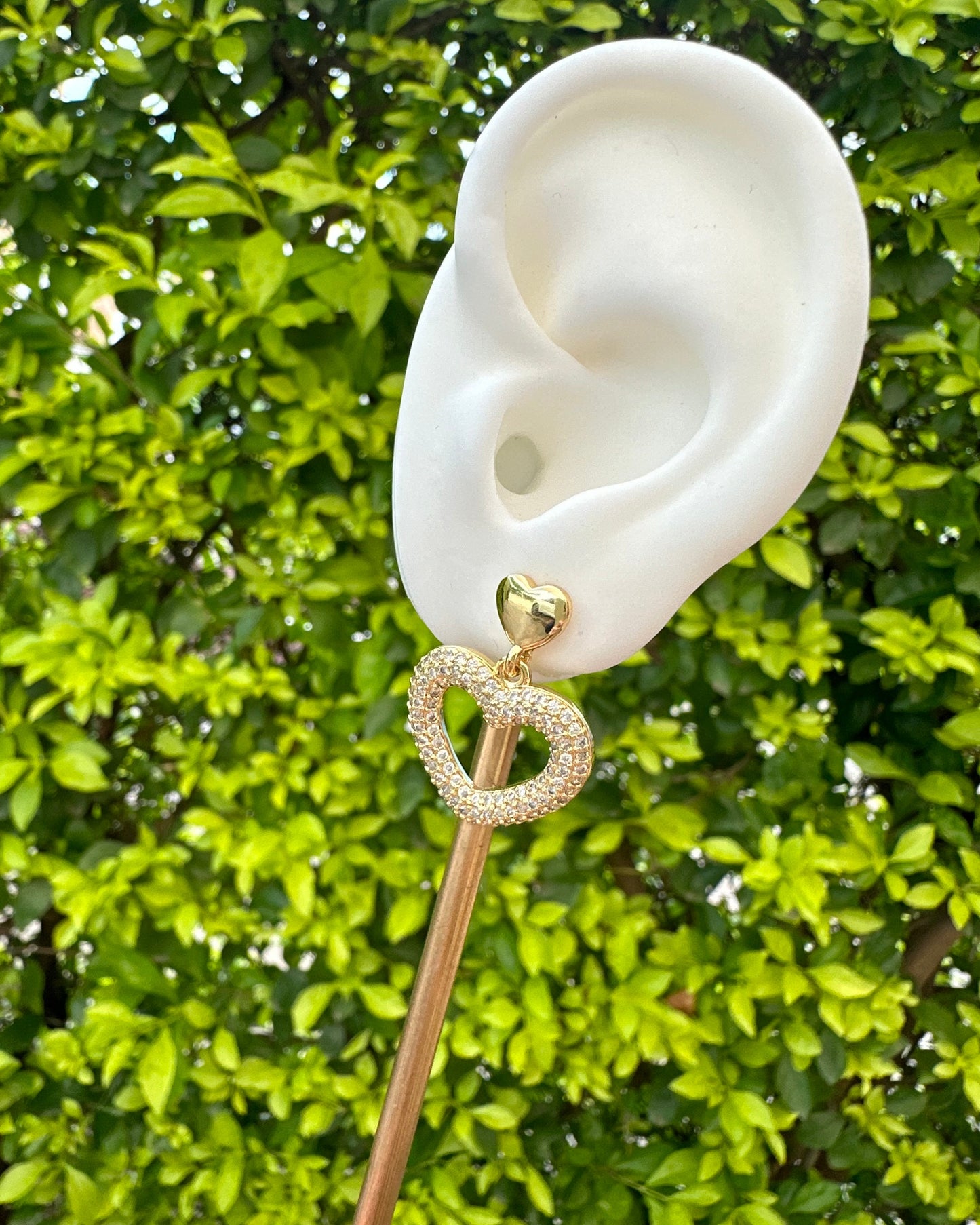 Arete Corazón Brillo