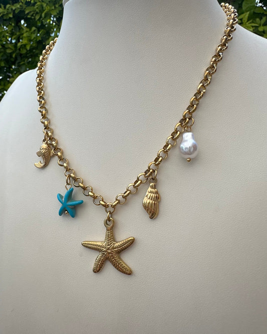 Collar Estrella Dijes