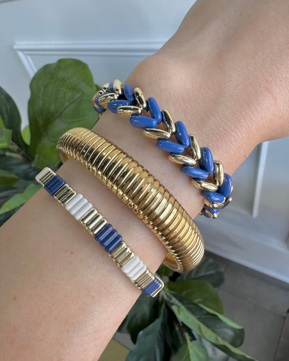 Pulsera Dura Lineas Gde