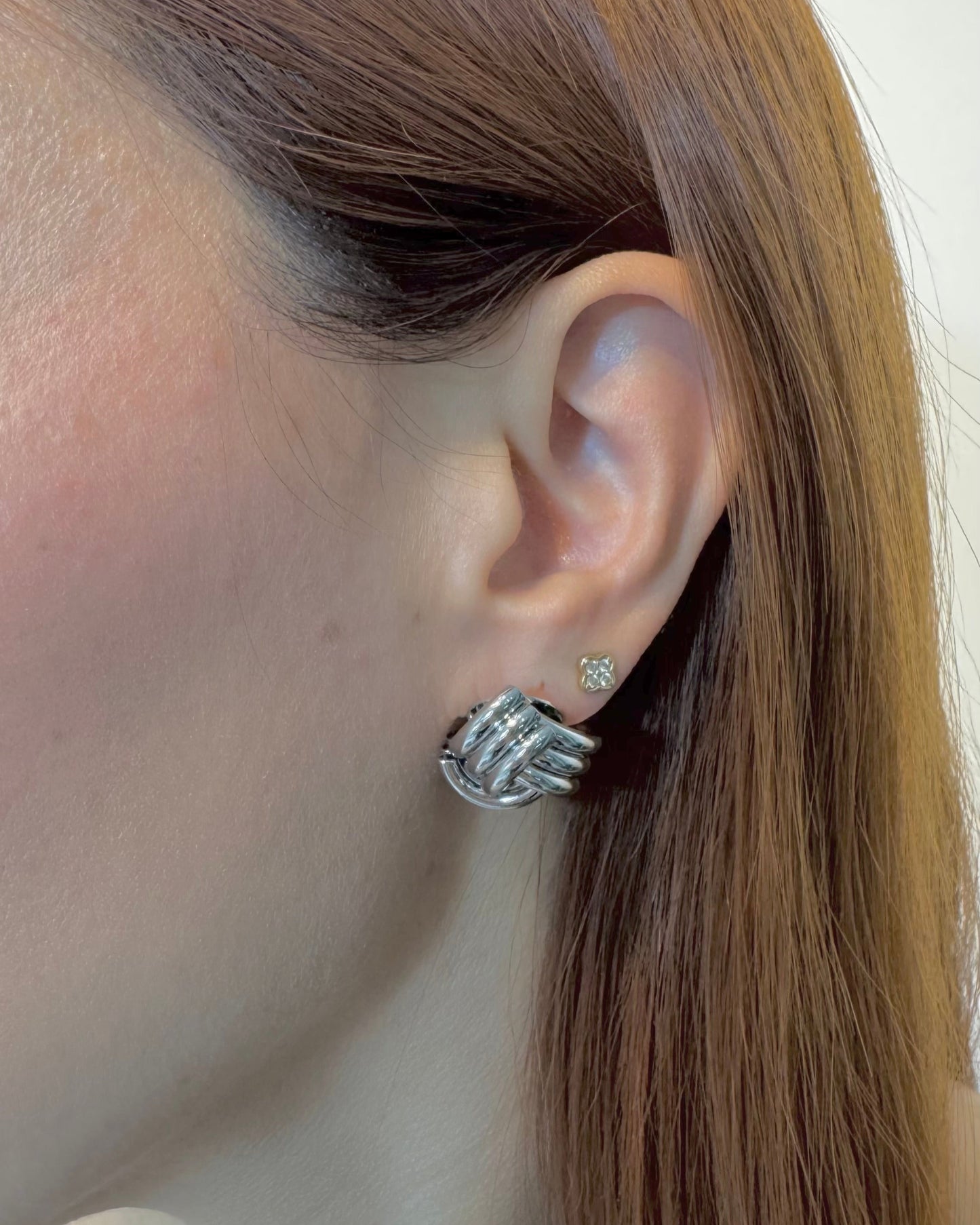 Arete Nudo Plata