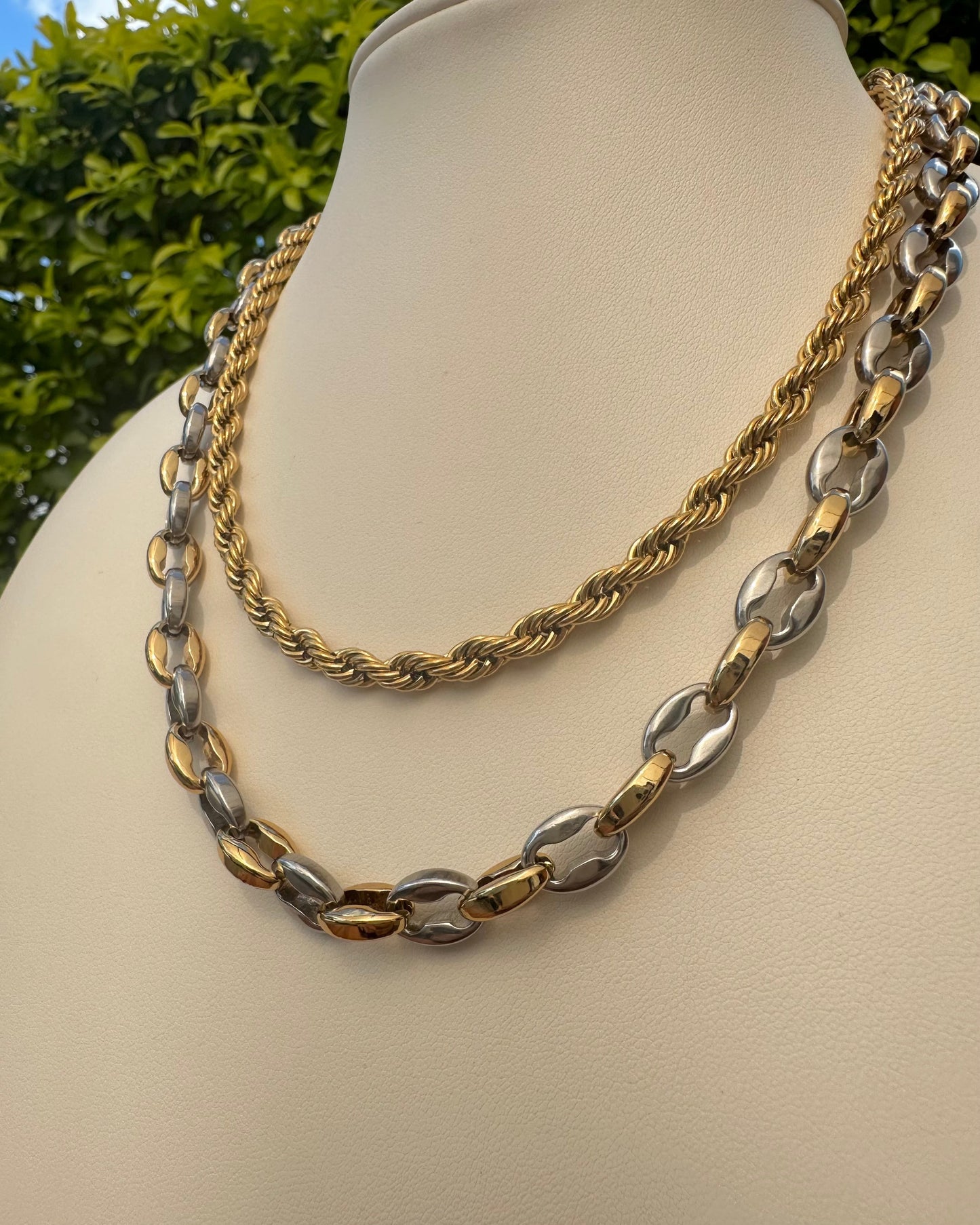 Collar Chunky Bicolor