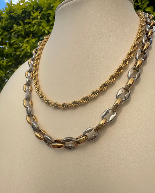 Collar Chunky Bicolor