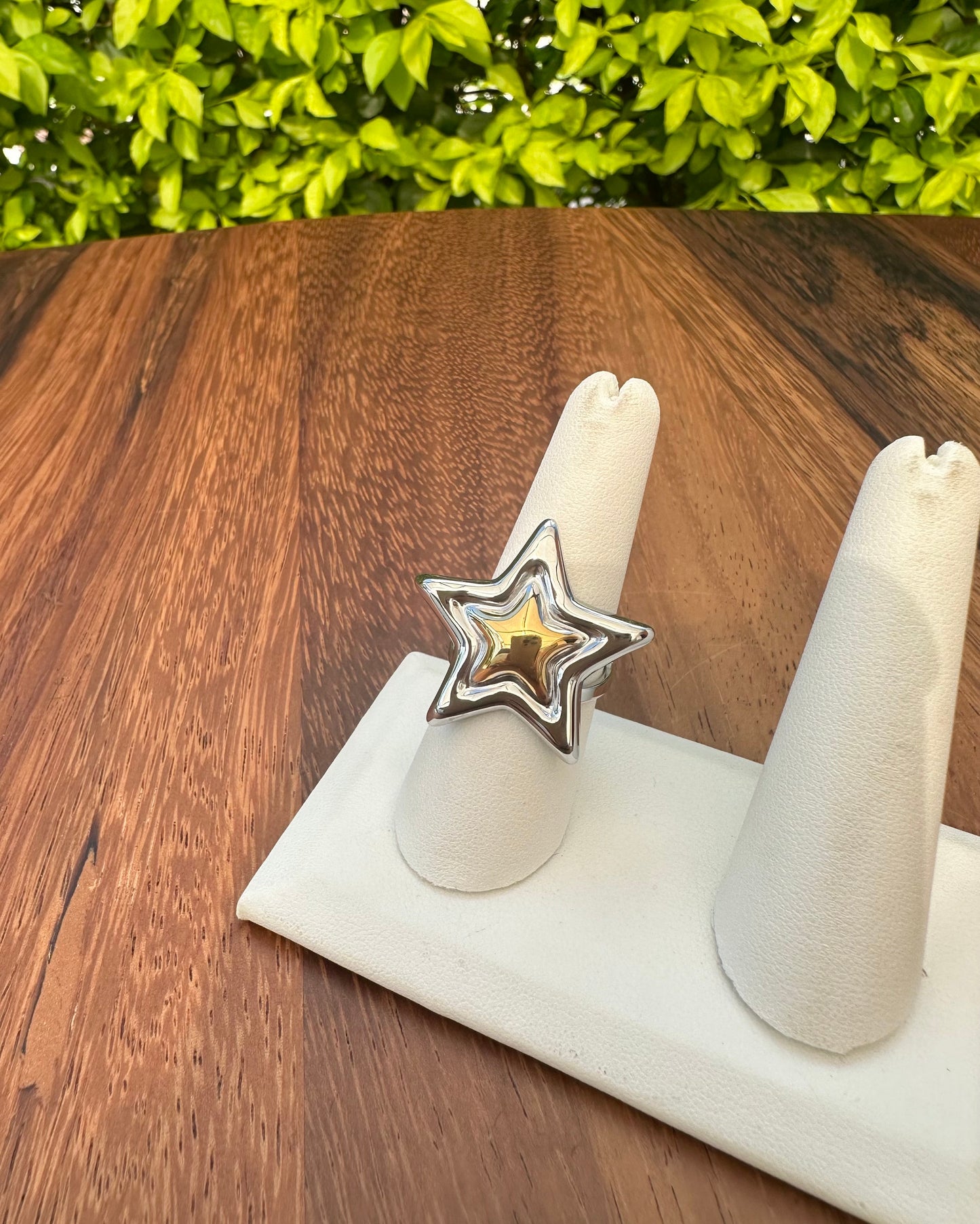 Anillo Estrella Bicolor