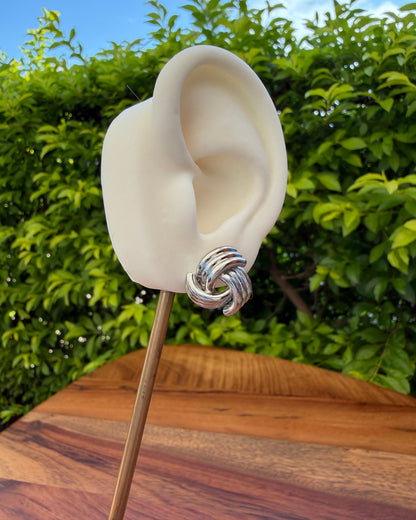 Arete Nudo Plata