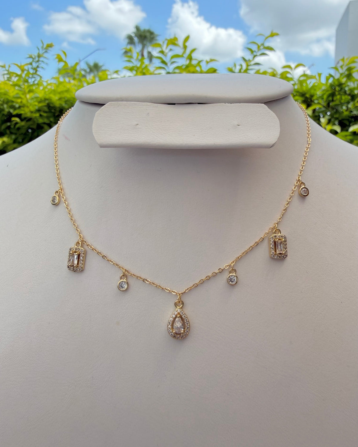 Collar Brillos Gota