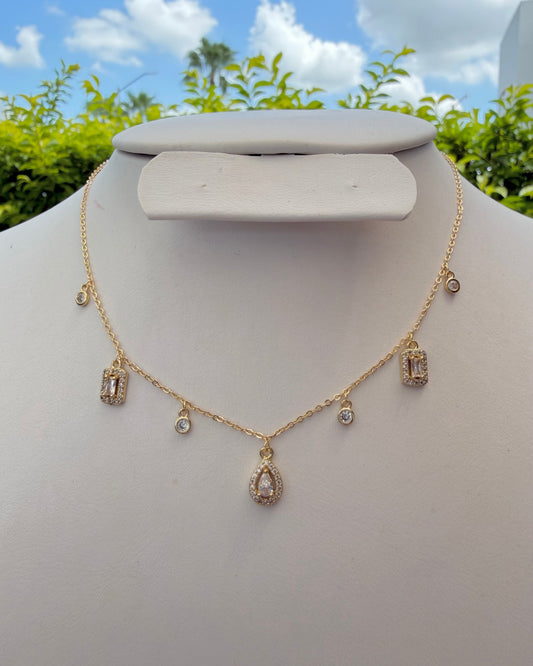 Collar Brillos Gota