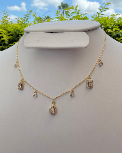 Collar Brillos Gota