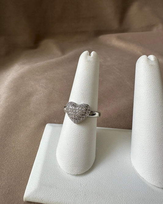 Anillo Corazón Brillo
