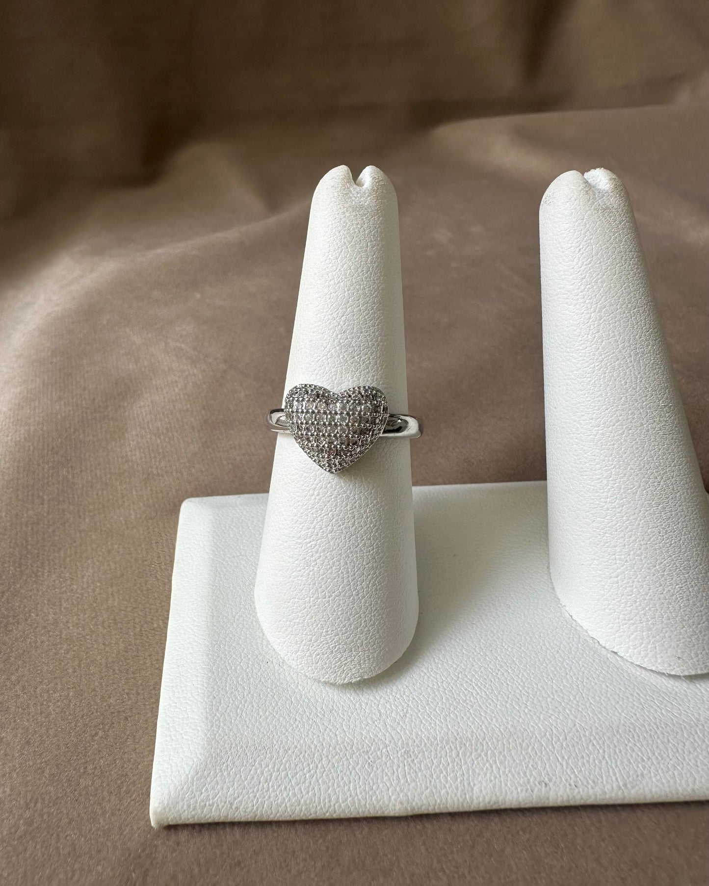 Anillo Corazón Brillo