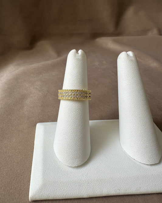 Anillo Brillos Doble