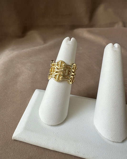 Anillo Chunky Cadena