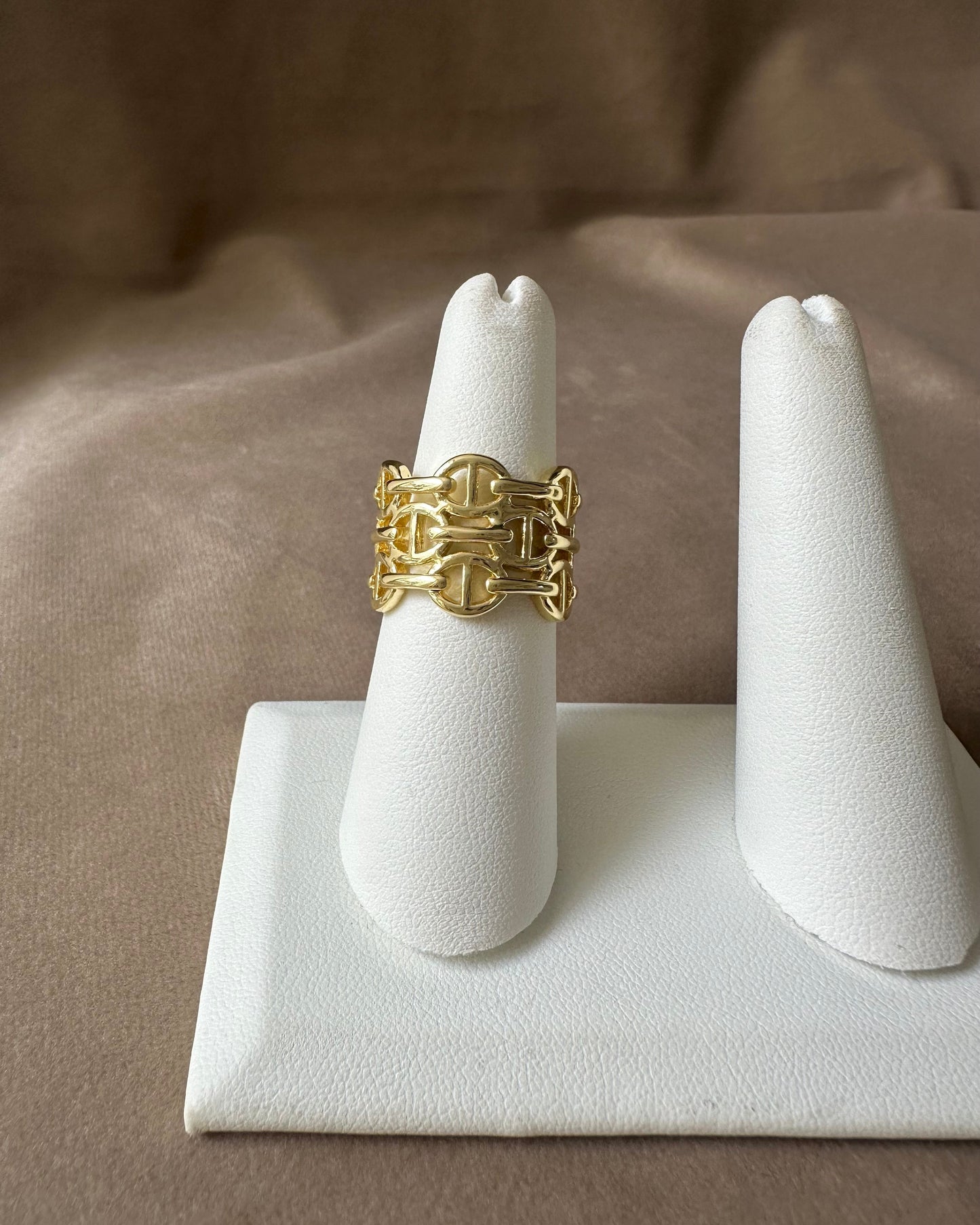 Anillo Chunky Cadena