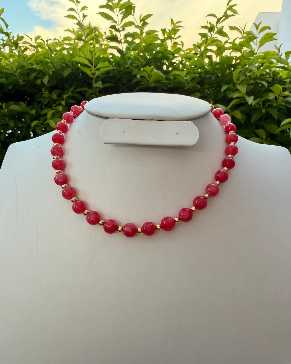 Collar Jade Rosa
