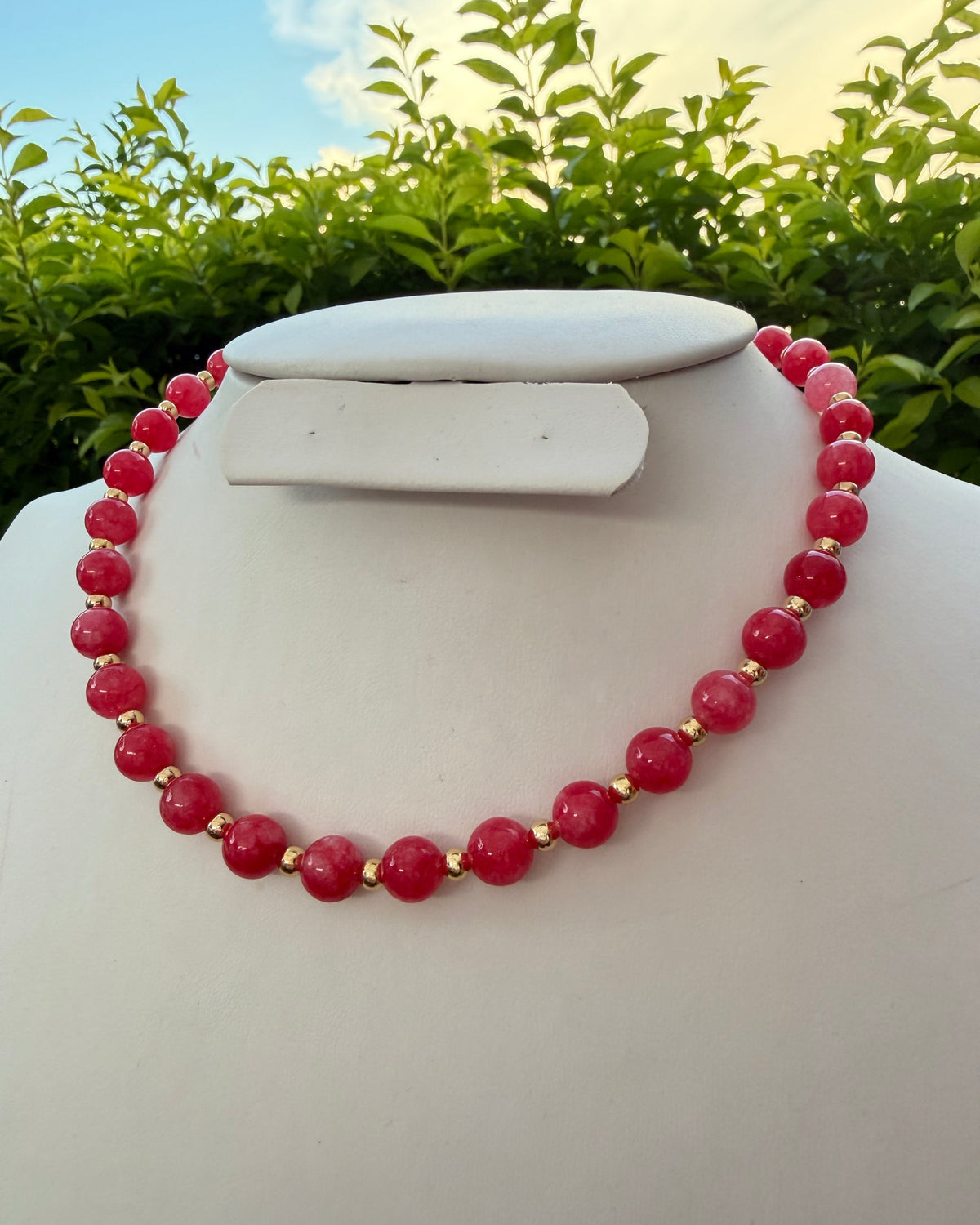 Collar Jade Rosa