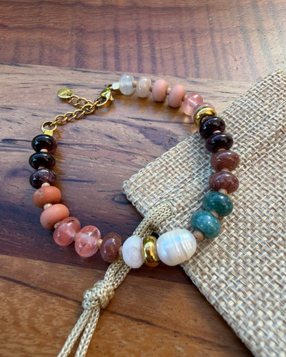 Pulsera Piedras Perla