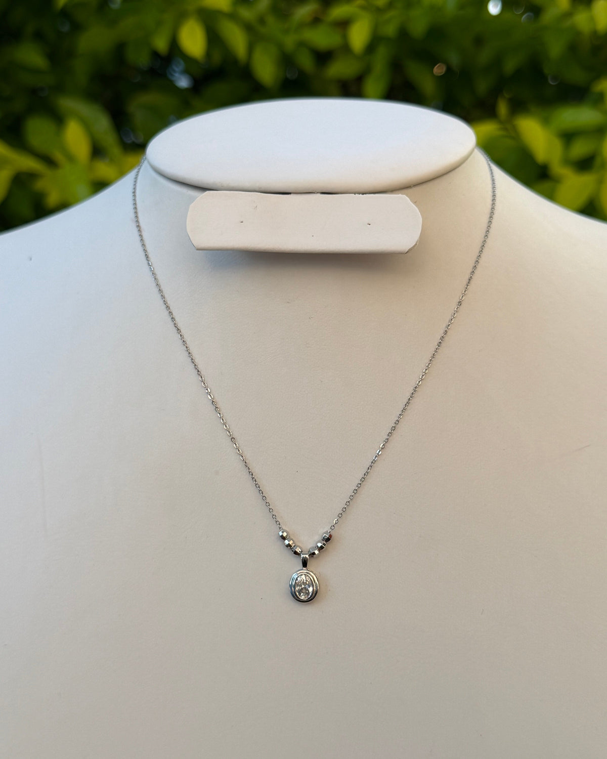 Collar Plata Brillo