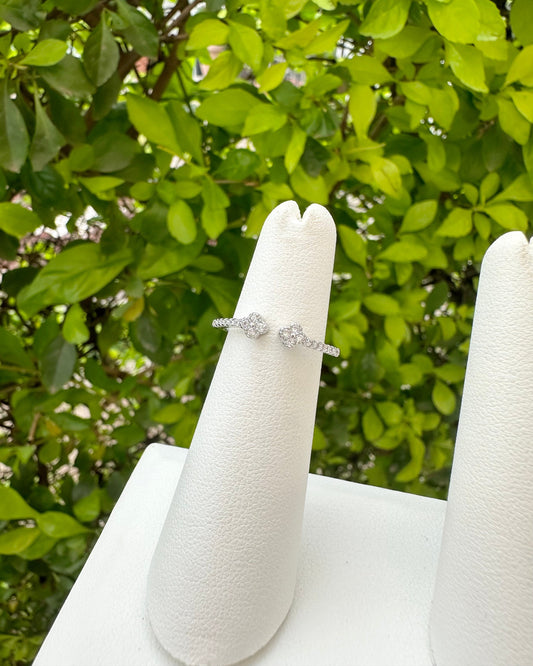 Anillo Flor Mini Plata